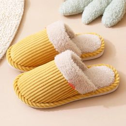 Slippers For Women Autumn Winter Shoes Slip-On Furry Soft Flat Home Keep Warm