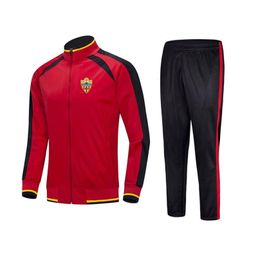 Union Deportiva Almeria Men's Tracksuits adult outdoor jogging suit jacket long sleeve sports Soccer suit217g