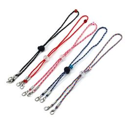 Adjustable Paracord Ropes Facemask Lanyard Versatility Anti Lost Face Cover Protection Holder Chain Initial Heart Ear Saver Chains233e