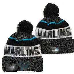 Men's Caps Baseball Hats Marlins Beanie All 32 Teams Knitted Cuffed Pom Miami Beanies Striped Sideline Wool Warm USA College Sport Knit hats Cap For Women