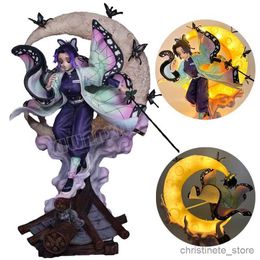 Action Toy Figures 28cm Demon Slayer Kochou Shinobu Anime Figure Action Figure Figurine Model Doll Toys