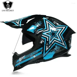 Motorcycle Helmets Helmet Motorbike Helm Motocross Double Visors DOT ECE Approved Dual Lens Scooter For Man