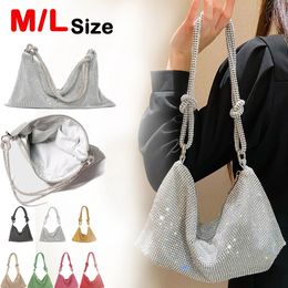 Evening Bags Rhinestones Evening Clutch Bag for Women Shiny Dinner Party Wedding Purses Handbag Designer Female Underarm Shoulder Bag Fashion 231019