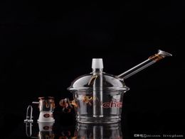 Newest Cheech Smoking Recycle Cyclone Dabs Pipes Starbuck Cup Small feet and Logo Tortoise Water Glass Pipes Bubbler Vaporizer4410076