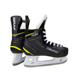 Ice Skates Graf Ice Hockey Knife Skating Sneakers Ice Skate Shoes Leather Ice Blade Real Ice Skates Shoes Adult Child Indoor Ice Sports 231019