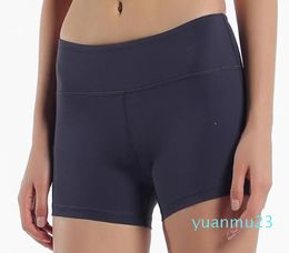 Yoga Short Pants Summer Women Casual High Elastic Waist Tight Fitness Slim Skinny Shorts Solid Color Female Girl Exercise
