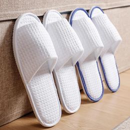 Slippers Fashion Woman Spa El Guest Open Toe Towelling Disposable Home Shoes Comfortable Flip Flop Indoor Fat