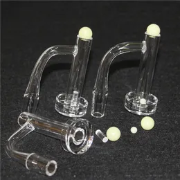 Smoke Nail Set Full Weld Control Tower Quartz Banger 10/14/18mm Bevelled Edge Quartz Nail For Dab Rigs Glass Bong Pipes