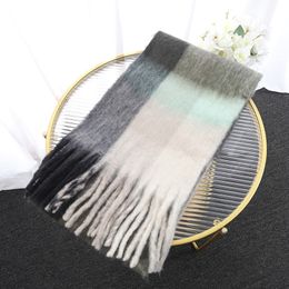 Fashion Scarf Ac Studio Designers Cashmere for Women Luxury Mens Winter Scarfs Shawl Scarves Womens as Studios Wool Poncho for Men with Tag Rainbow Colour 478