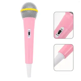 Microphones Simulation Microphone Props Kids Interesting Toy Performing Children Model Plastic Funny