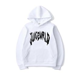 Juice Wrld Letter Printed Hoodies Harajuku Hip Hop Rapper Hooded Sweatshirt Pullover Menwomen Fashion Singer Hoodie Lj2008269843802