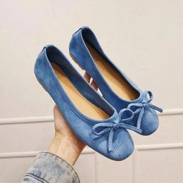 Dress Shoes Round toe Casual Ladies Spring Candy Colour Soft soled Non slip Flat heeled Ballet Flat Loafers 231019