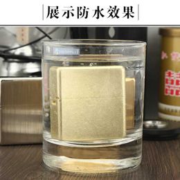 Lighters Heavy Kerosene Lighter Heavy Armor Machine Brass Z912 Flat Head Business Gift