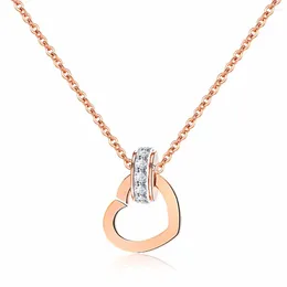 Pendant Necklaces DARHSEN Women Statement Star Charm & Pendants Cute Rose Gold Colour Stainless Steel Chain Luxury Fashion Jewellery