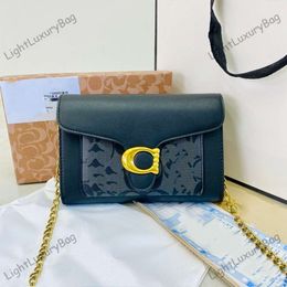 Newly Arrived Designer Tabby Bag 7A High-quality Women's Crossbody Bag Fashion Gold Chain Shoulder StrapHandbag One Shoulder Bag Multi-colored Phone Bag 231019