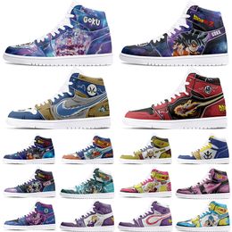 The new Customized Shoes DIY Sports Basketball Shoes male 1 Females 1 Fashion and Handsome Anime Customized Character Sports Shoes Outdoor Sports Shoes