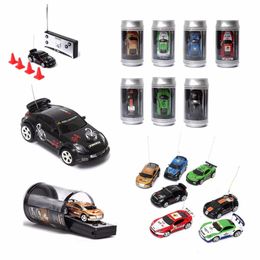 Electric RC Car 1 58 Mini Can Remote Radio Control Racing RC 27MHz 40MHz 231019