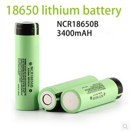 3400mAh pointed head with protective plate 18650 ncr18650b 3.7v rechargeable lithium battery