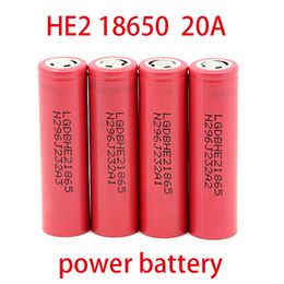 Original genuine HE2 18650 ICR18650HE2 2500mAh 20A flashlight electric vehicle lithium battery