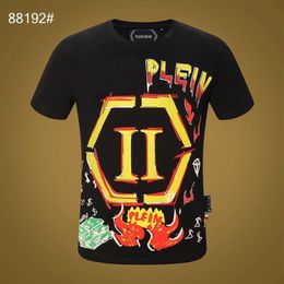 PLEIN BEAR T SHIRT Mens Designer Tshirts Brand Clothing Rhinestone Skull Men T-shirts Classical High Quality Hip Hop Streetwear Ts240W