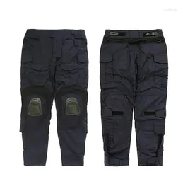 Мужские брюки Мужские молодежные свободные прямые брюки для улицы Французская секретная служба GIGN Комбинезон спецназа G3 с несколькими карманамиМужские