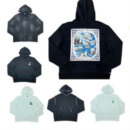 Erkek Hoodie Designer Moda Lüks Kapşonlu Amirler Sweatshirts Hoodie 100% Pamuk Moda Hoodies Erkekler için Pullover Balck Sweatshirt S-XL Sonbahar Kış Ceket