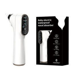 Nasala aspiratorer# Baby Nasal Aspirator Electric LED Display Nose Cleaner Inhalator Born Equipment Ear Care Prevent Backflow Aspirat 231019