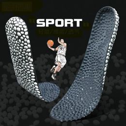 Shoe Parts Accessories Popcorn Sports Insoles For Shoes Men Women Arch Support Shock Absorption Breathable Sweat Deodorant Running Insole Shoe Pad Sole 231019