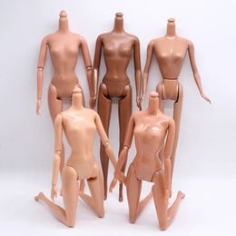 Dolls 30cm African Doll Nude Body 5111320 Joints Black Skin Doll Body Black Skin Children's Pretty Girl Toy Gift 231019