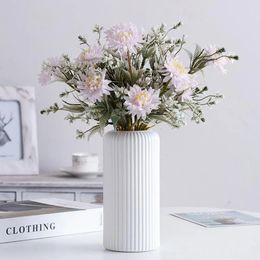 Vases Vase Decor Simple Ornamental Exquisite Workmanship Flower Table Centrepiece Plant for Dining Room 231019