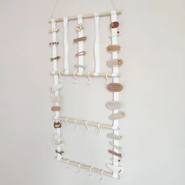 Storage Bags Hair Pin Holder 4 Layers Hairclip Rack Organiser Jewellery Accessory Display For Bedroom Showcase White