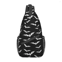 Duffel Bags Bats Pattern Chest Bag Modern Portable Daily Cross Multi-Style