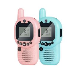 Children's walkie-talkie toys wireless talk interactive portable handheld outdoor intercom cartoon mini educational toys
