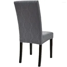 Chair Covers Jacquard Cover Dining Table Wedding Chairs Seat El Protectors Polyester Room Slipcovers Stretch Clamshell