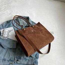 Shoulder Bags Large Corduroy Handbags for Office Shoulder Crossbody Bag for Vintage Shopping Bags Ladies Totes 2023 Wintercatlin_fashion_bags