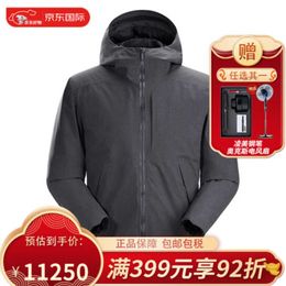 Designer Activewear Arcterys Jacket Outdoor Clothing Men's Series Radsten Cotton Suit Windproof Waterproof Insulated GTX Warm Charge Black Grey XS WN-0WBD