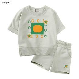 Luxury Designer Baby Clothing Spring Children Casual Sets Kids summer Vacation Outfits Two piece set T Shirt and short pants