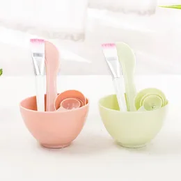 Makeup Brushes Sdotter Diy Pink Blue Hydro Jelly Cosmetic Facial Mixing Bowl Set With Spoon And Spatula Plastic Bowls