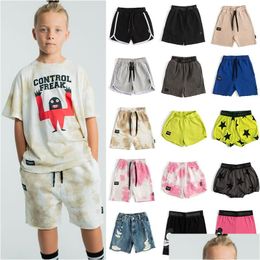 Shorts verão crianças roupas primavera moda nununu bonito crianças calças meninos e meninas roupas dos desenhos animados adolescentes 230531 gota entrega dhwrp