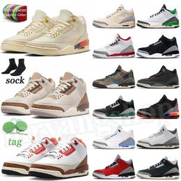 24h shipping jumpman 3 men basketball shoes 3s Jordddanes Palomino Wizards White Cement Reimagined Fire Red Neapolitan Pine Green womens sneakers trainers sports