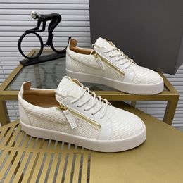 Designer Real Leather Casual Shoes for Mens size 34-48 Luxury High quality Leather Loafer Womens Trend Sneakers Unisex Gz Couple Rhinestone Tennis shoes MD0053