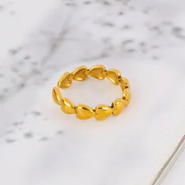 Cluster Rings Bohemia Vintage Hollow Heart Butterfly Set For Women Metal Geometric Spiral Shape Ring 2023 Trendy Jewelry