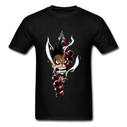 Men's T-Shirts Camiseta De Una Pieza Para Hombre Luffy Gear 4 Crazy Camisetas Personalizadas Con Estampado En 3D Anime212E
