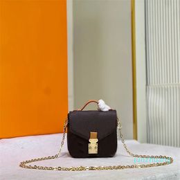 mini leather bags designer shoulder handbag purse lady handbag swimming pool multi-color multi pocket chain