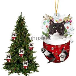 Christmas Decorations Christmas Cat Pendant Christmas Party Decoration New Year 1pc Gifts Ornaments Christmas Decorations Hanging x1020