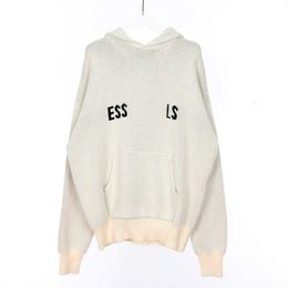 Quality Essentialshirt Hoodie Sweater Pullover Essent Long Sleeve Knitted Mens Women Fashion Letter Print Essentialhoodie s m l xl I804