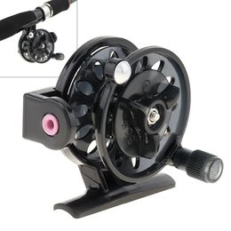 Baitcasting Reels Mini Winter Ice Fishing Reel Ultralight 50mm 55mm 60mm Hand Reel Fly Fishing Line Wheel Carp Spool Pesca Fishing Goods Tackle 231020