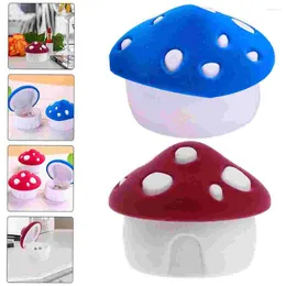 Jewellery Pouches 2pcs Gift Box Mushroom Shape Ring Necklace Earrings Rings Display Holder