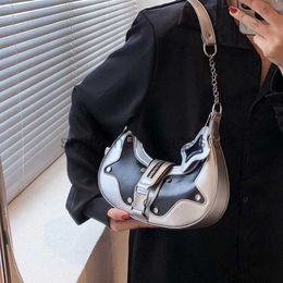 Shoulder Bags Fashion Designer Saddle Underarm Bags for 2023 New High-quality PU Leather Shoulder Bag Ladies Chain Handbagsstylishhandbagsstore