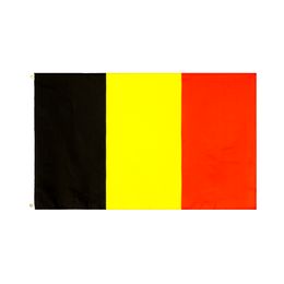 3x5Fts 90x150cm black yellow red BEL BE Belgian National Flags Polyester Banner for Indoor Outdoor Decoration Direct Factory Wholesale